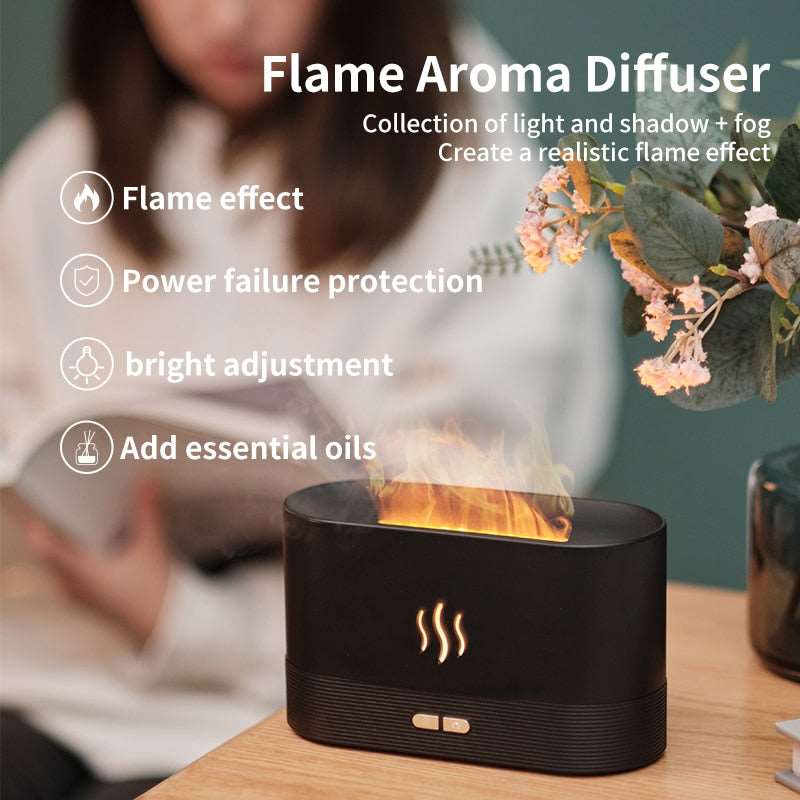Gezhou Fire Humidifier Aromatherapy Diffuser Ultrasonic aromatic odor indoor air humidifier home room fragrance diffuser