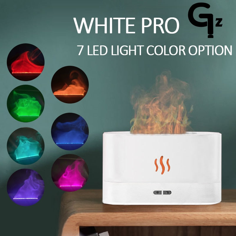 Gezhou Fire Humidifier Aromatherapy Diffuser Ultrasonic aromatic odor indoor air humidifier home room fragrance diffuser