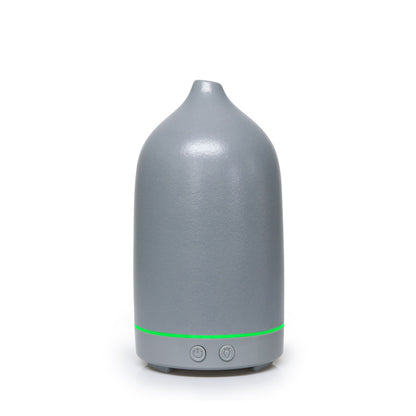 100ml Creative Ceramic Humidifier New Color Light Transmitting Aromatherapy Ultrasonic Essential Oil Humidifier Vase Diffuser