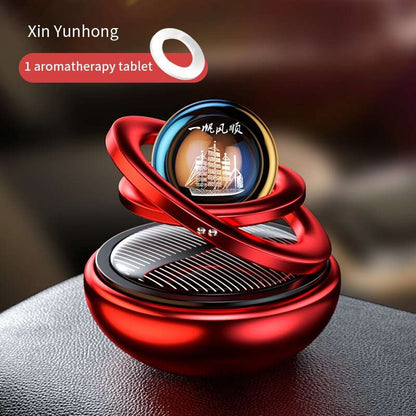 Solar Car Air Freshener Rotating Aromatherapy Decoration Auto Flavorin Accessories Interiors Men Women Original Perfume Diffuser